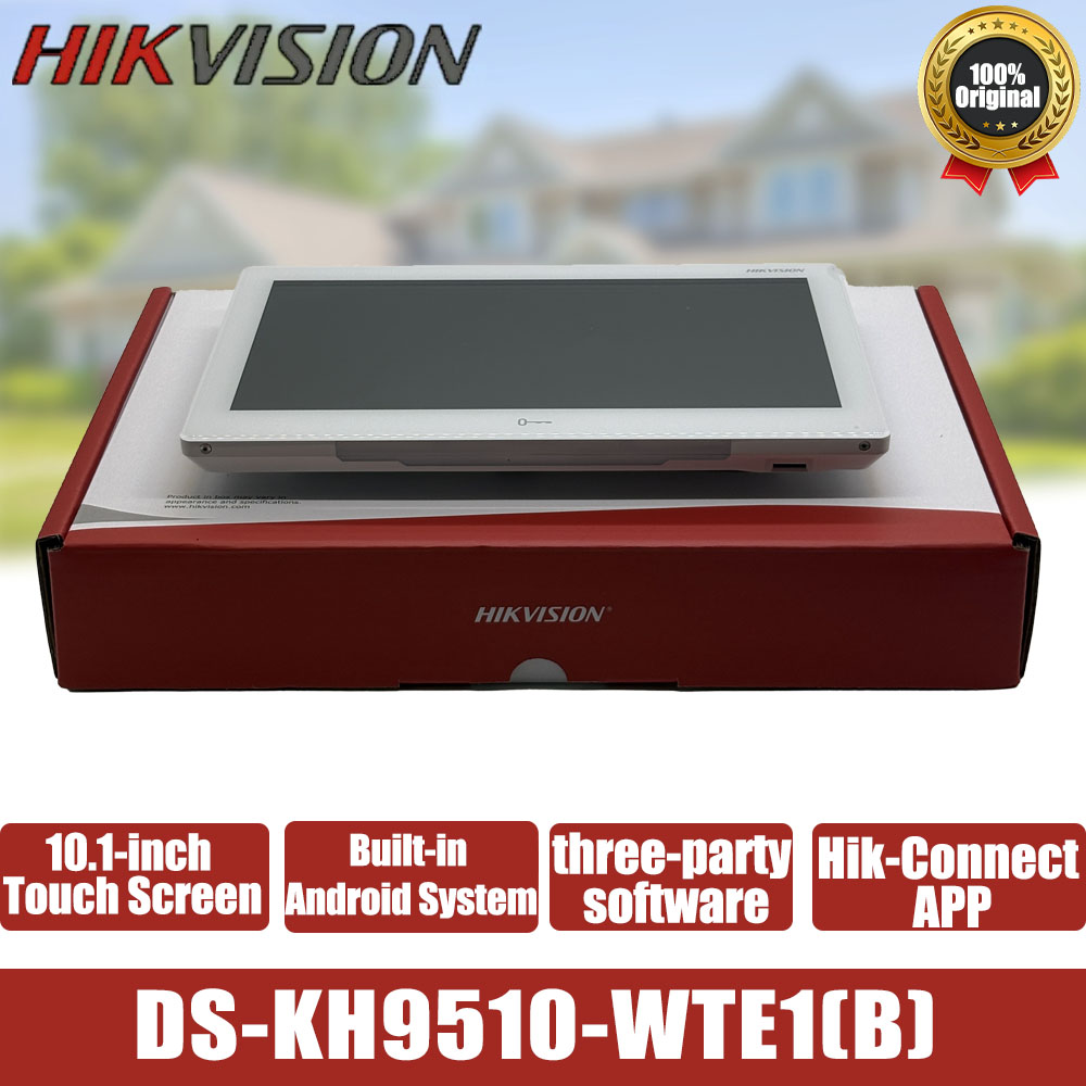 Home Security System Hikvision - Hikvision Ds-Kh9510-Wte1(B) 10.1인치 터치스크린 안드로이드 실내