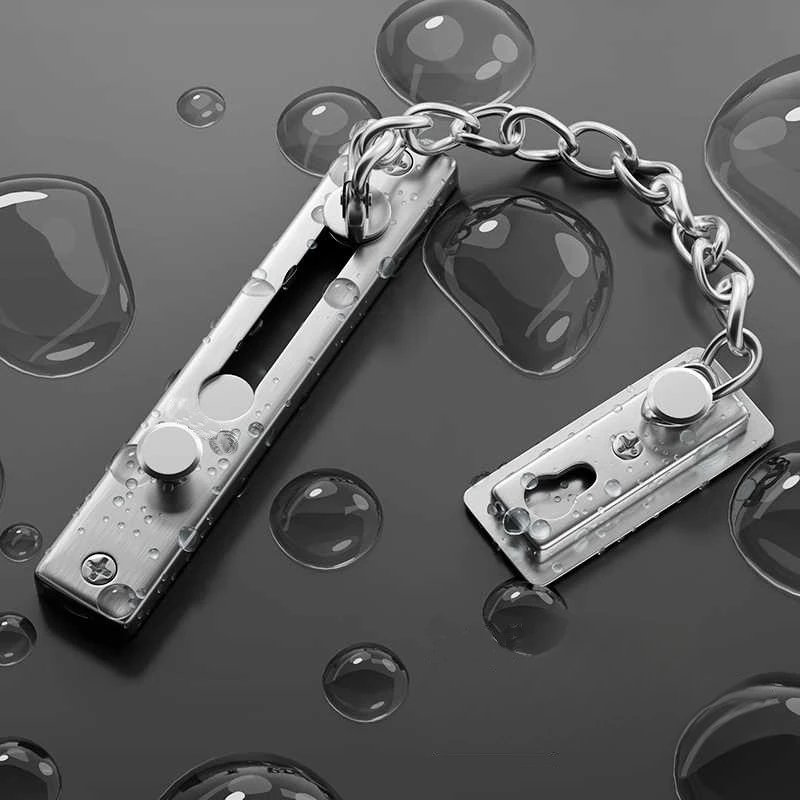 Door Chain Guard - 드릴 필요 없는 스테인리스 스틸 보안