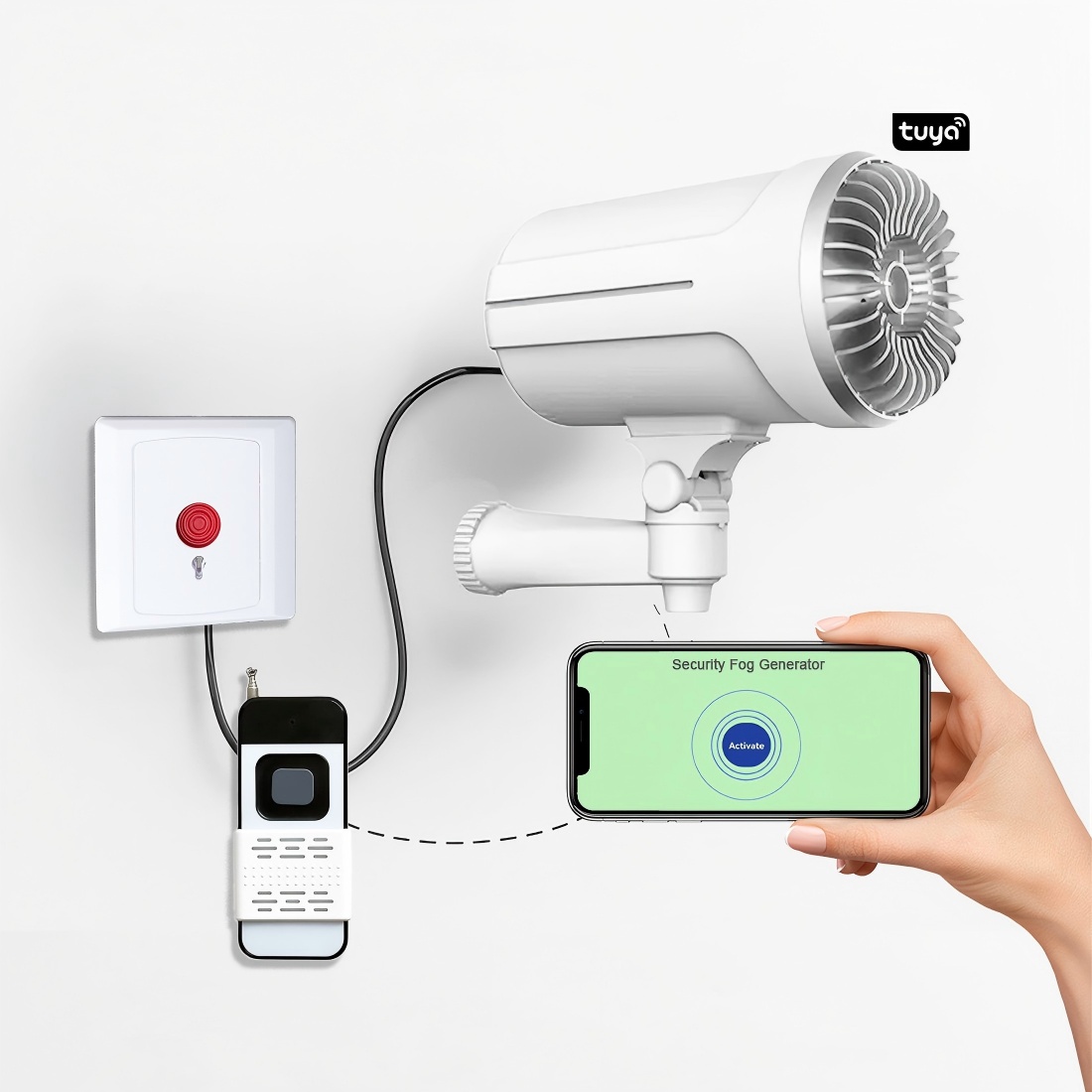 Home Security Fog System - 보안 안개 시스템 도난 방지 연막