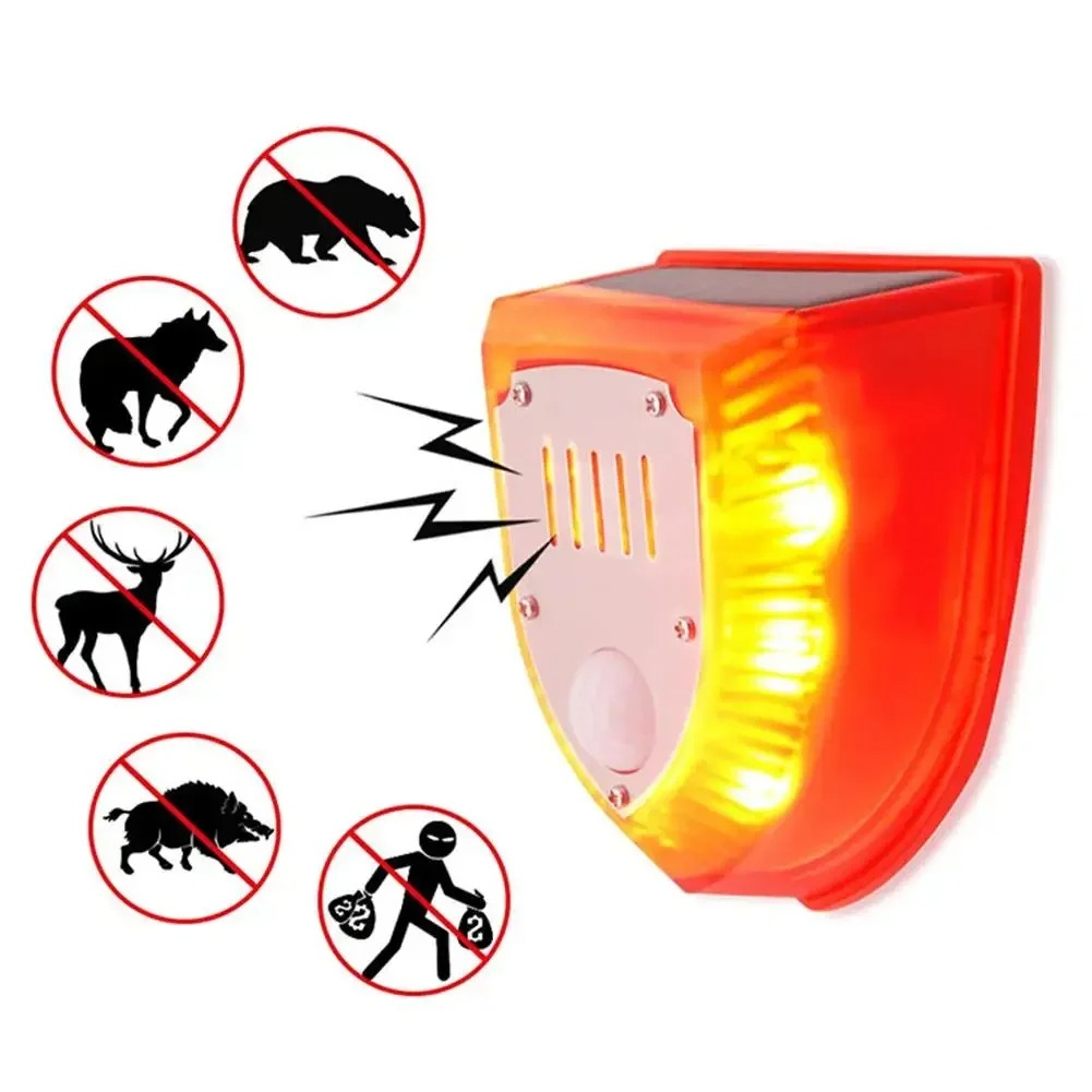 Barking Dog Alarm - 야외 태양광 3가지 모드 모션센서 보안