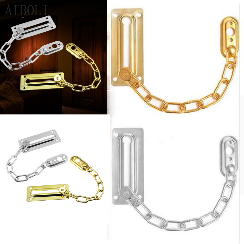 Door Chain Guard - 스테인레스 스틸 도어 안전 잠금 가드,