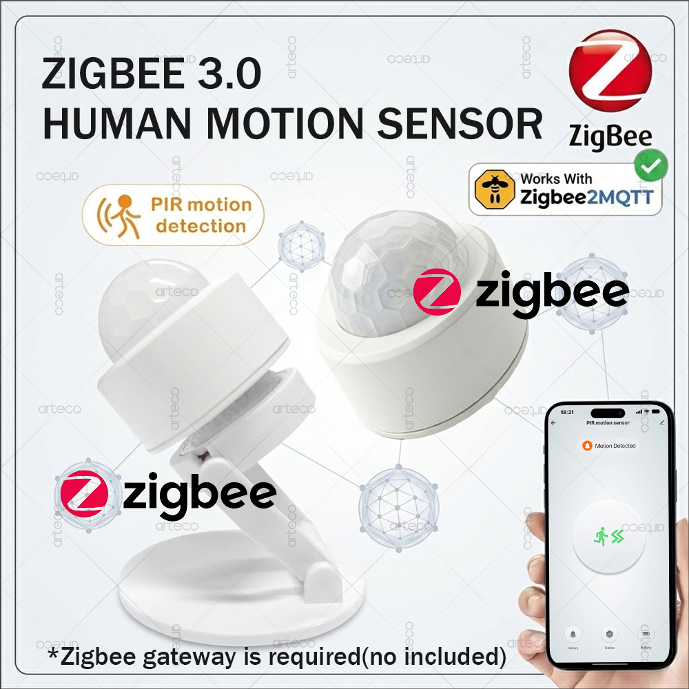 Home Security Device - Zigbee 3.0 미니 PIR 모션 센서