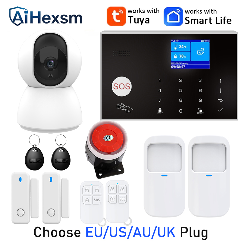 Home Zone Security Camera - WIFI 카메라 GSM 경보 시스템 지원