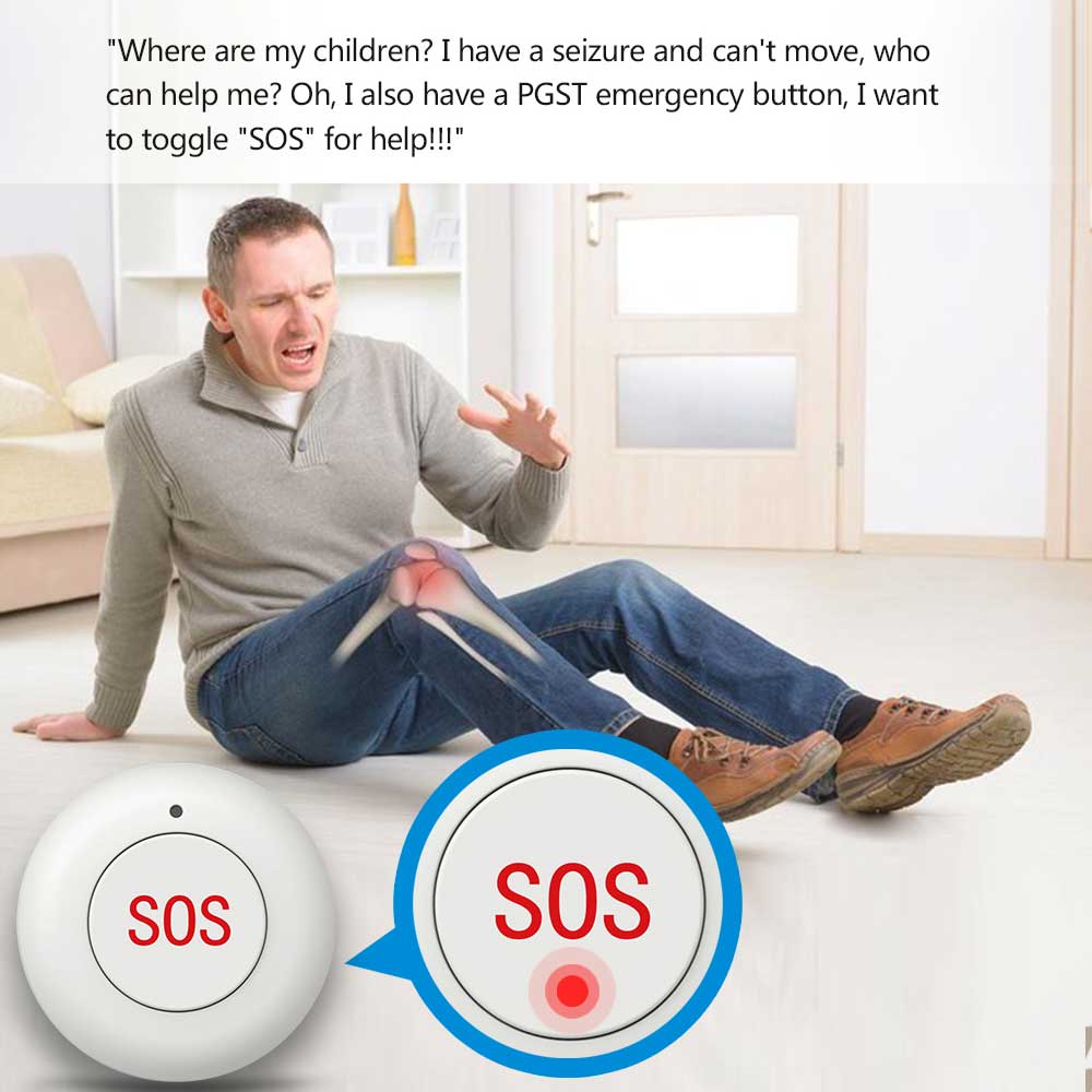 무선 SOS 버튼 스마트 홈 게이트 보안 초인종 433 - Home Security Company 리뷰 및 가격