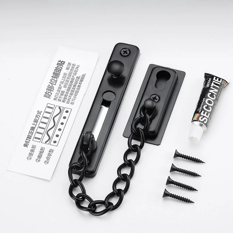 호텔 및 가정용 스테인리스 스틸 안티락 도어 체인, 방 - Door Chain Guard 리뷰 및 가격