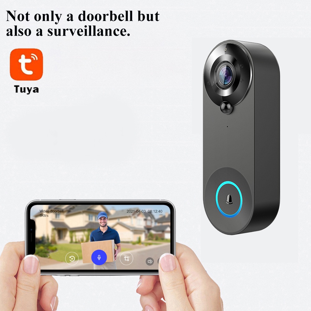 Tuya 1080P 무선 WIFI 초인종 비디오 인터콤 - Home Security No Wifi Needed 리뷰 및 가격