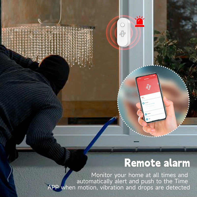 Tuya WiFi 진동 감지기 유리 깨진 센서 알람 조 - Window Alarm Sensor 리뷰 및 가격