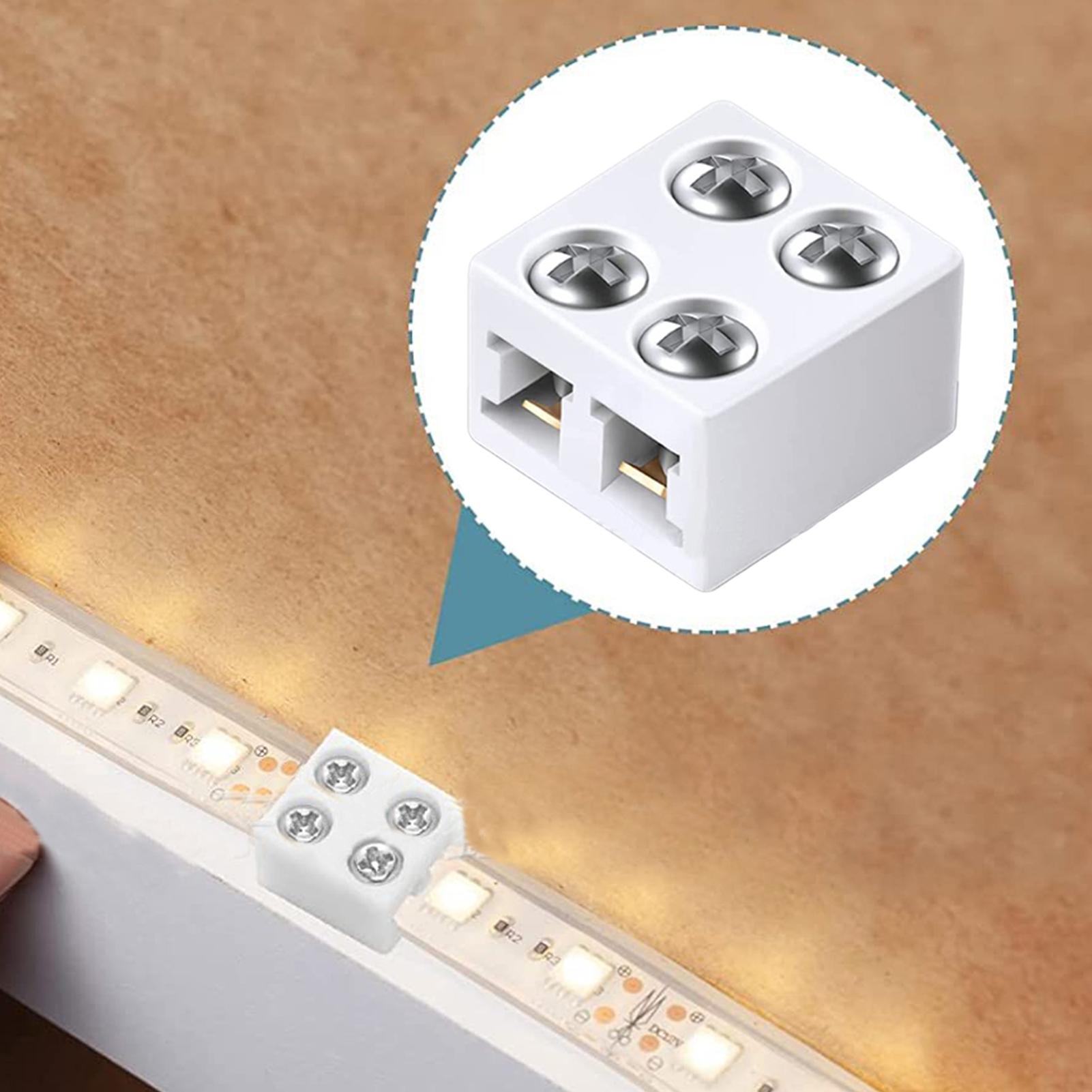 LED 스트립 커넥터 8mm 무납땜 스트립 라이트 커넥 - Home Security Providers 리뷰 및 가격