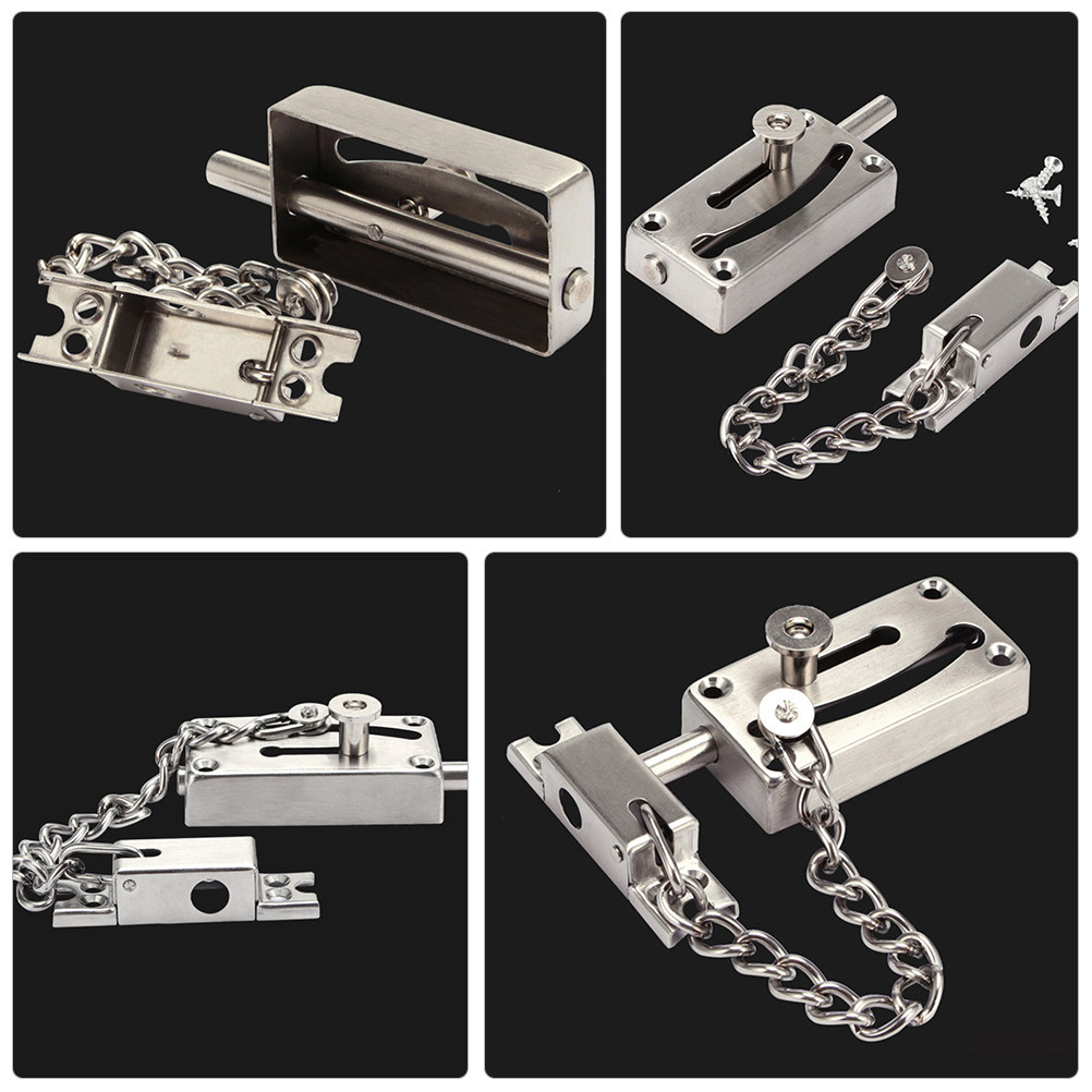 도어 체인 잠금장치 철제 구조 방범용 프레스 잠금장치  - Door Chain Guard 리뷰 및 가격