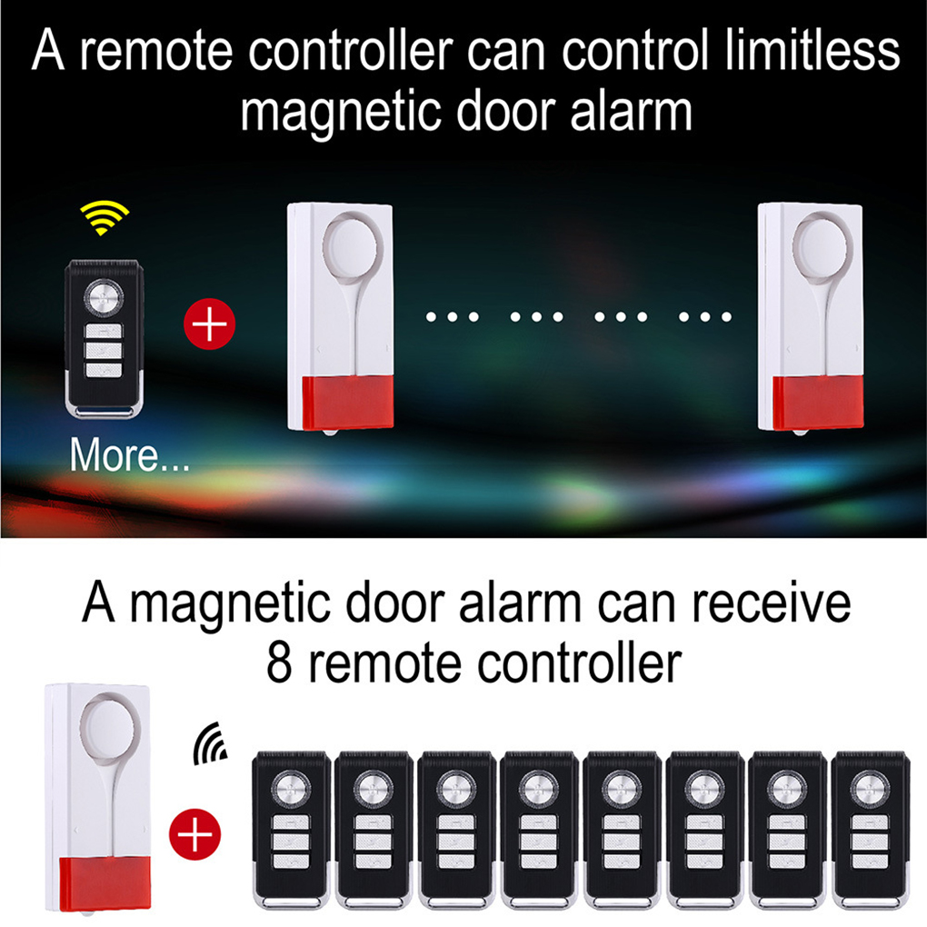 도난 방지 경보 110db 큰 소리의 문 및 창문 경보 - Window Alarm Sensor 리뷰 및 가격