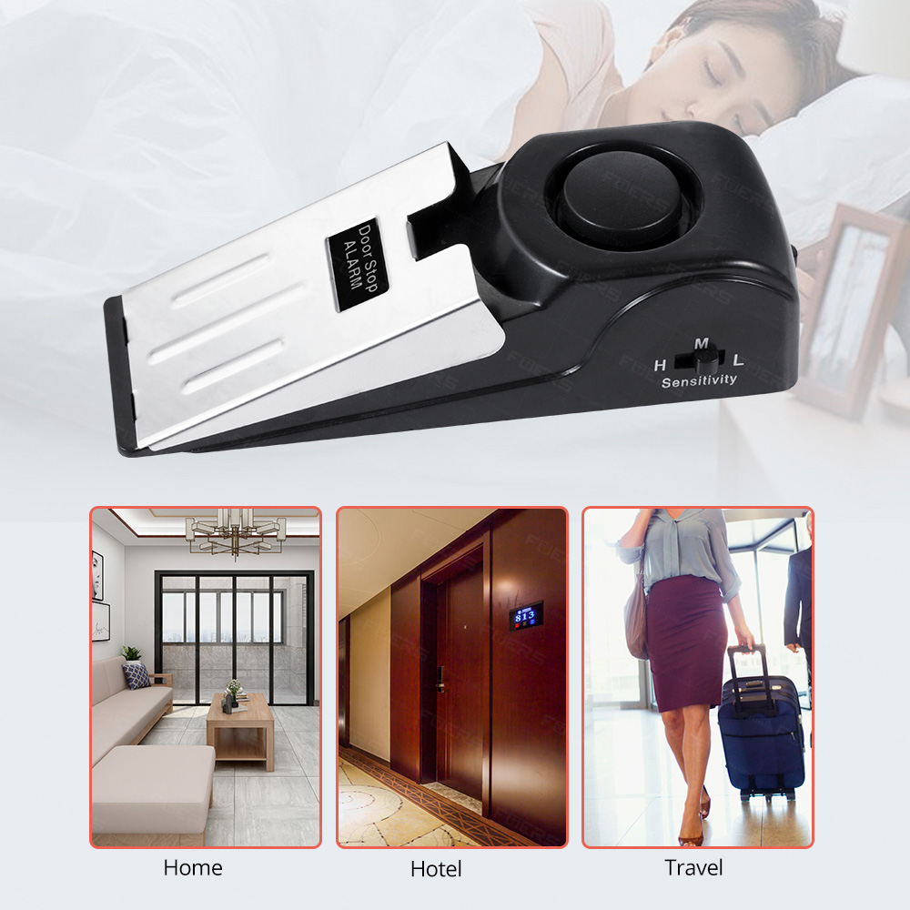 FUERS 도어 스톱 알람 시스템 120dB 큰 소리  - Home Security Company 리뷰 및 가격