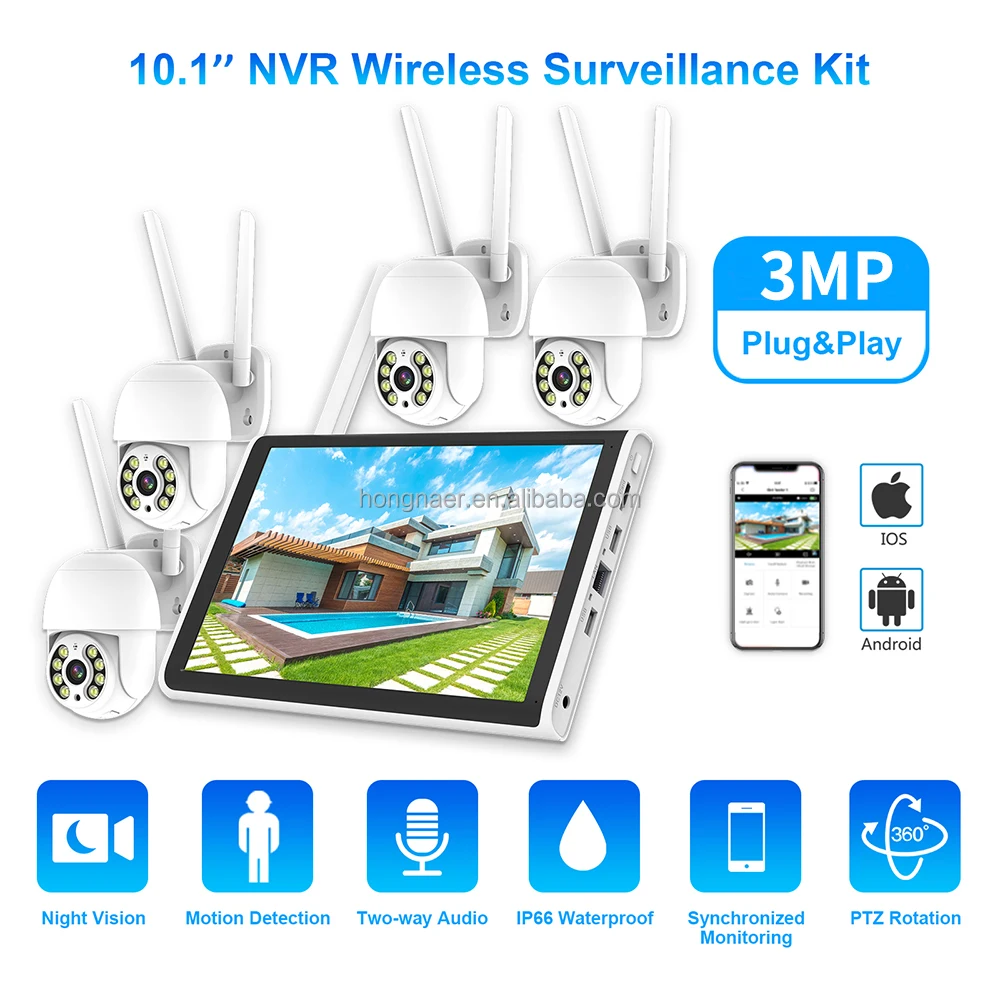 2026 홍나르 3MP 4채널 WiFi 홈 IP 10. - Home Security Video 리뷰 및 가격