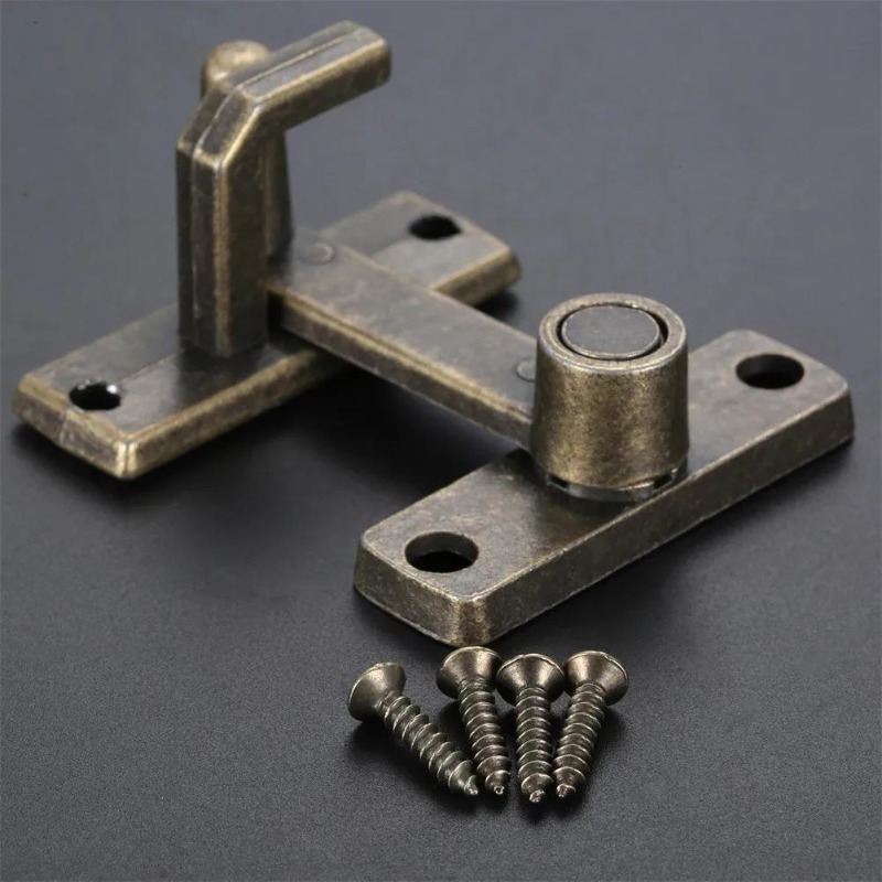 빈티지 앤틱 청동 슬라이딩 창문 도어 잠금 손잡이 -  - Door Chain Guard 리뷰 및 가격