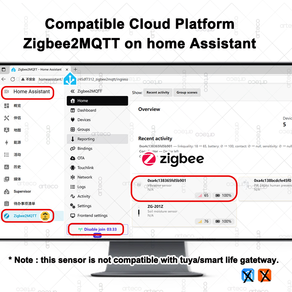 ZigBee 스마트 진동 센서 실시간 진동 모니터 센서 - Home Security And Monitoring 리뷰 및 가격