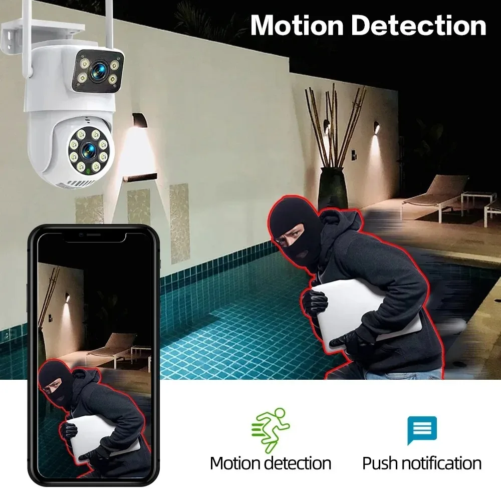 10채널 CCTV 보안 4K 듀얼 렌즈 PTZ 카메라  - Home Security And Monitoring 리뷰 및 가격