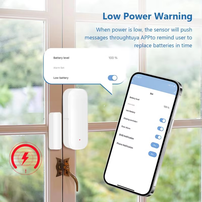 ZigBee 무선 도어 윈도우 센서 스마트 홈 자기 보 - Window Alarm Sensor 리뷰 및 가격
