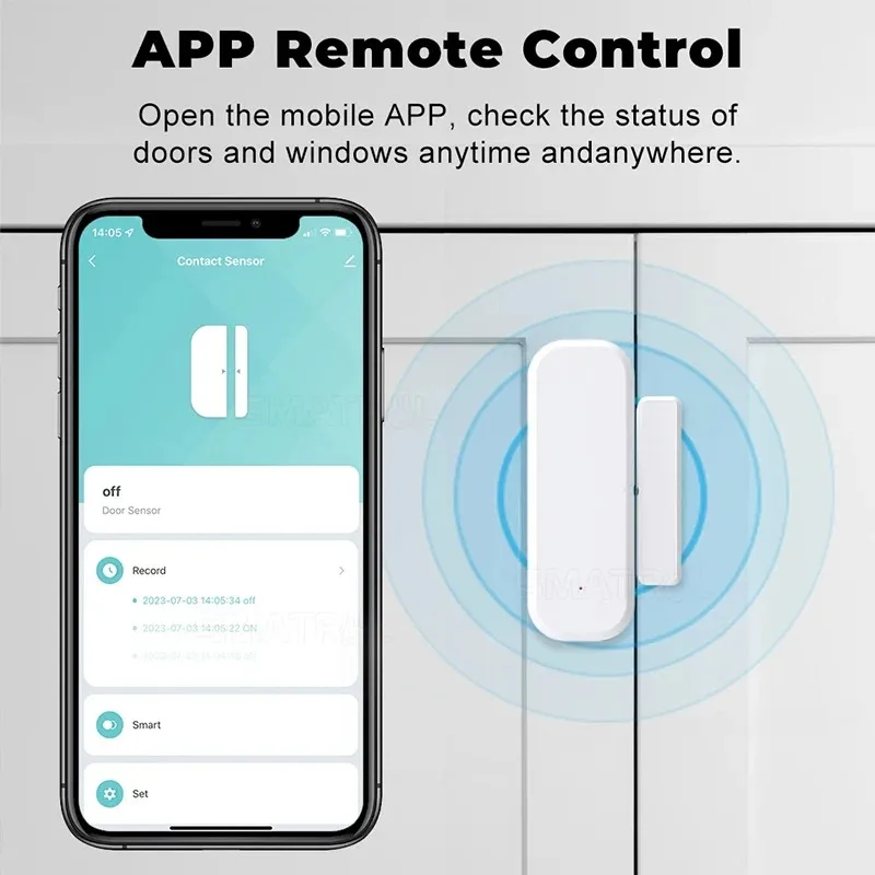 Tuya WiFi 스마트 도어 윈도우 센서 개폐 감지기 - Window Alarm Sensor 리뷰 및 가격