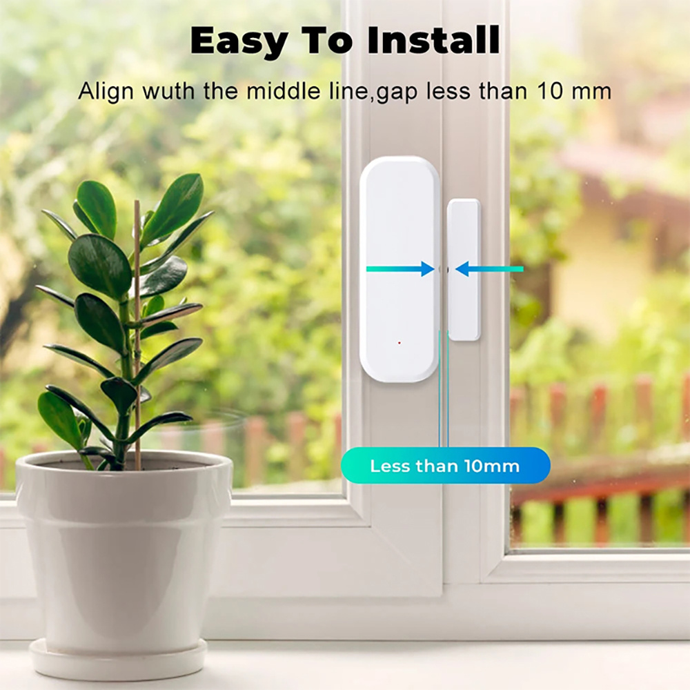 Tuya WiFi 스마트 도어 윈도우 센서 개폐 감지기 - Window Alarm Sensor 리뷰 및 가격