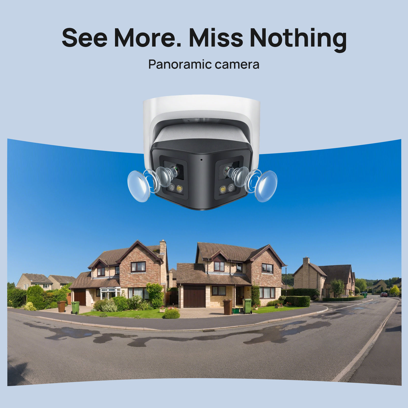 Vikylin 4MP 파노라마 듀얼 렌즈 스마트 듀얼  - Home Security System Hikvision 리뷰 및 가격