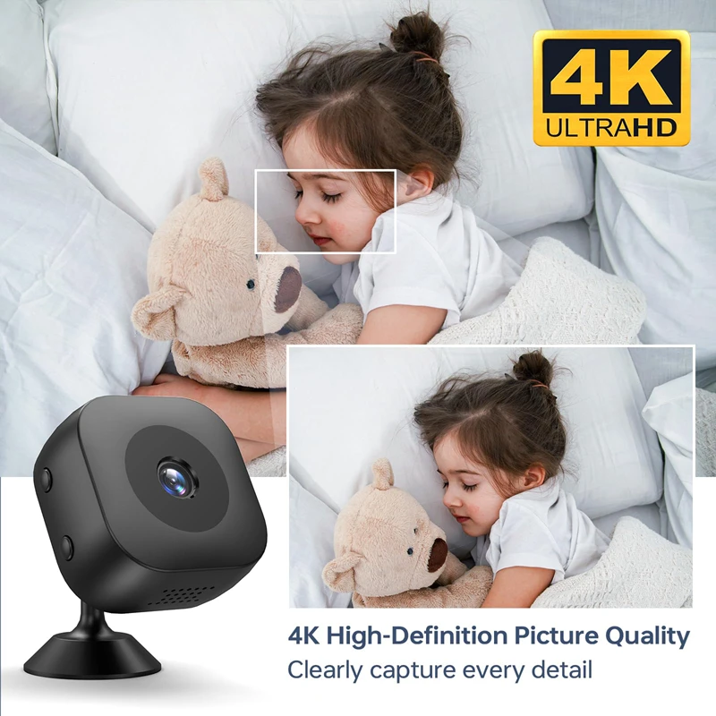 4K HD 보안 카메라 WiFi 무선 광각 실내 야간  - Home Security No Wifi Needed 리뷰 및 가격