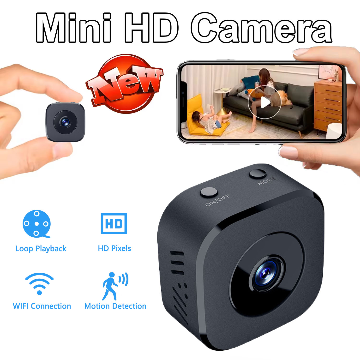 보안 카메라 4K 미니 풀 컬러 나이트 비전 고화질 W - Home Security No Wifi Needed 리뷰 및 가격