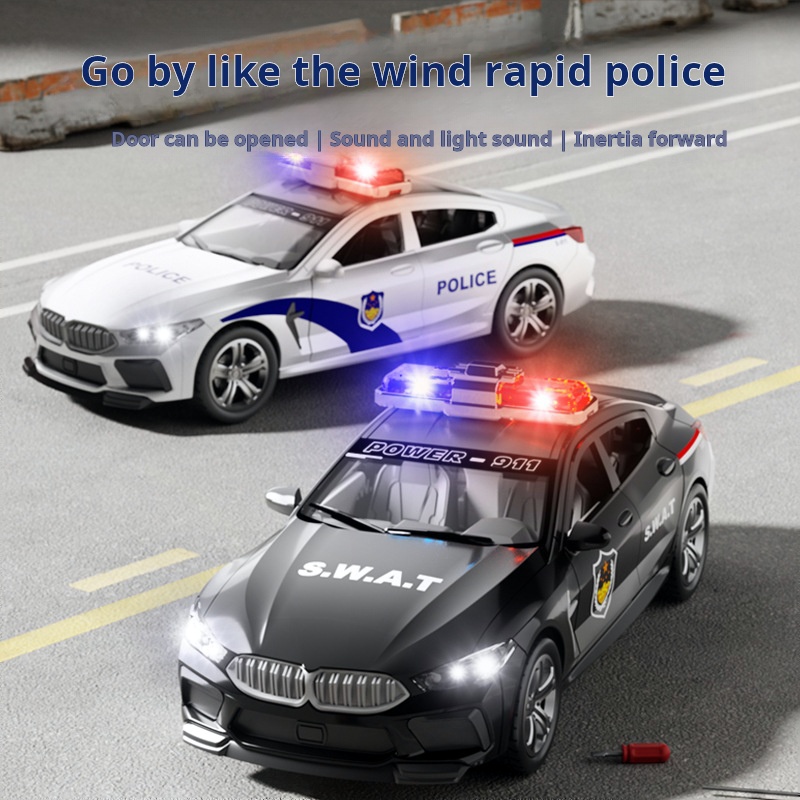 1:32 시뮬레이션 BMW M8 경찰차 자동차 모델 자 - Home Security Police 리뷰 및 가격