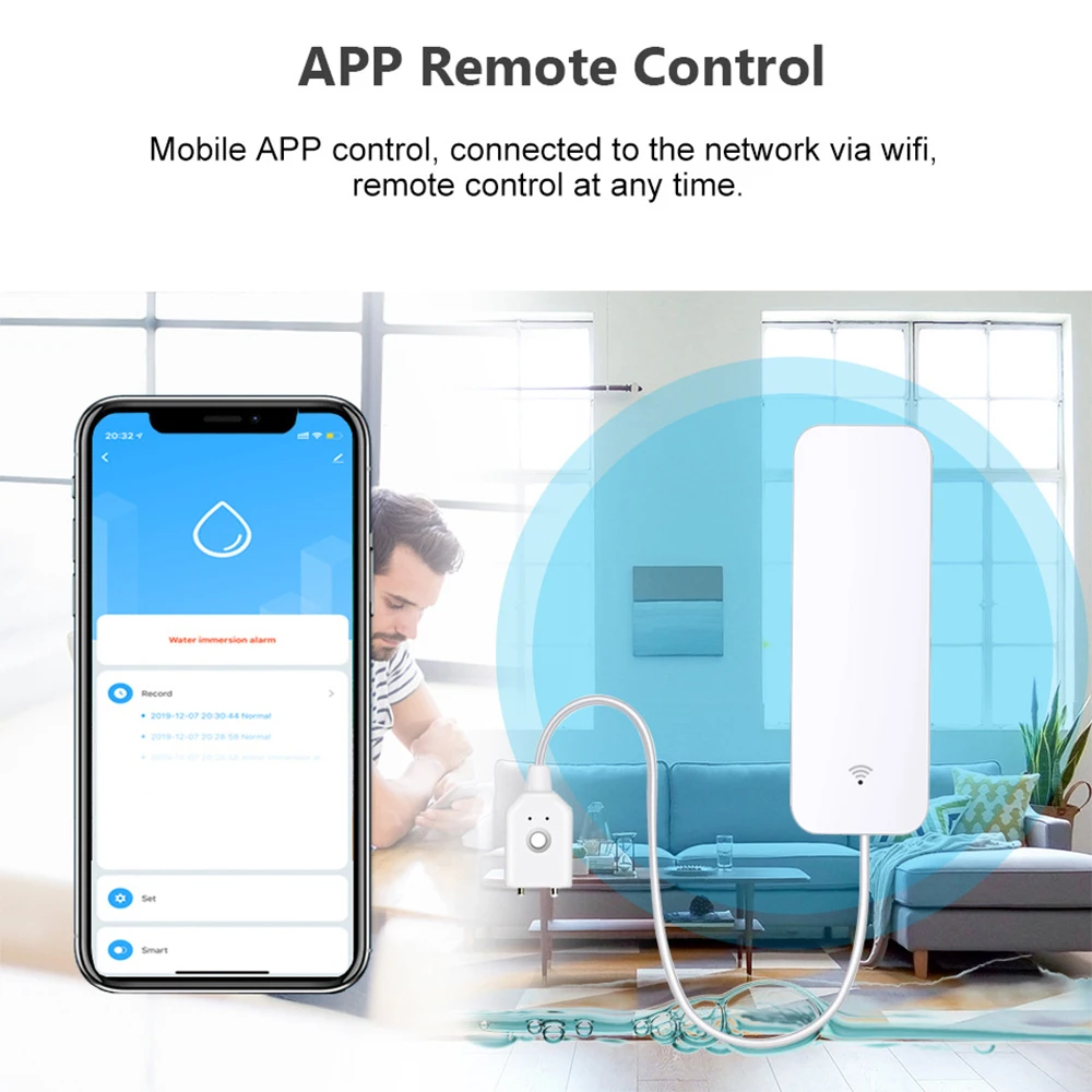 Tuya WiFi Zigbee 물 센서 스마트 누수 감 - Home Security Device 리뷰 및 가격