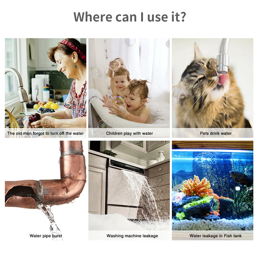 Tuya WiFi Zigbee 물 센서 스마트 누수 감 - Home Security Device 리뷰 및 가격