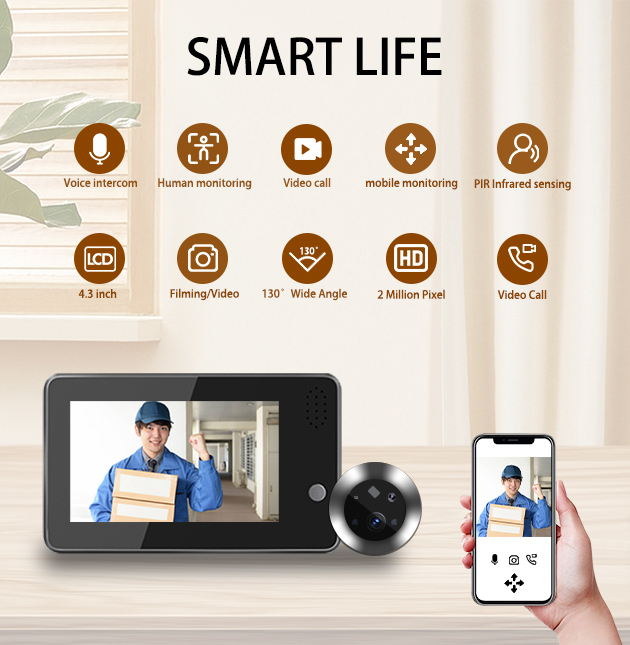 4.3인치 투야 스마트라이프 WiFi 도어벨 비주얼 도 - Home Security Video 리뷰 및 가격