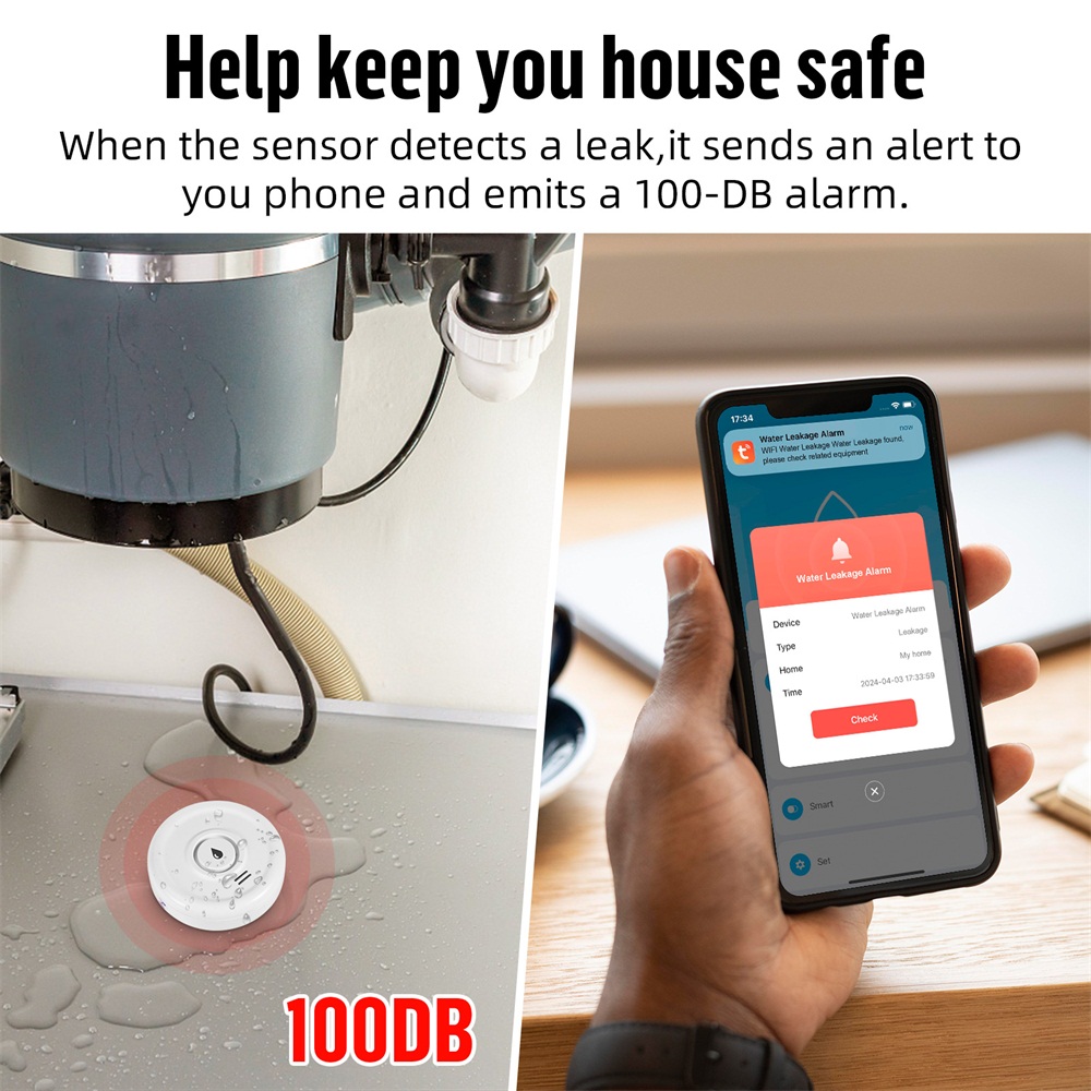 Fuers 누수 감지기 스마트 홈 알람, 투야 스마트  - Home Security Company 리뷰 및 가격