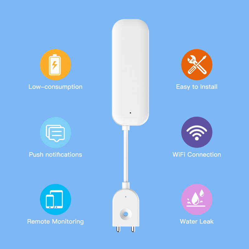 Tuya WiFi ZigBee 워터 센서 누출 경보 홍 - Home Security Device 리뷰 및 가격