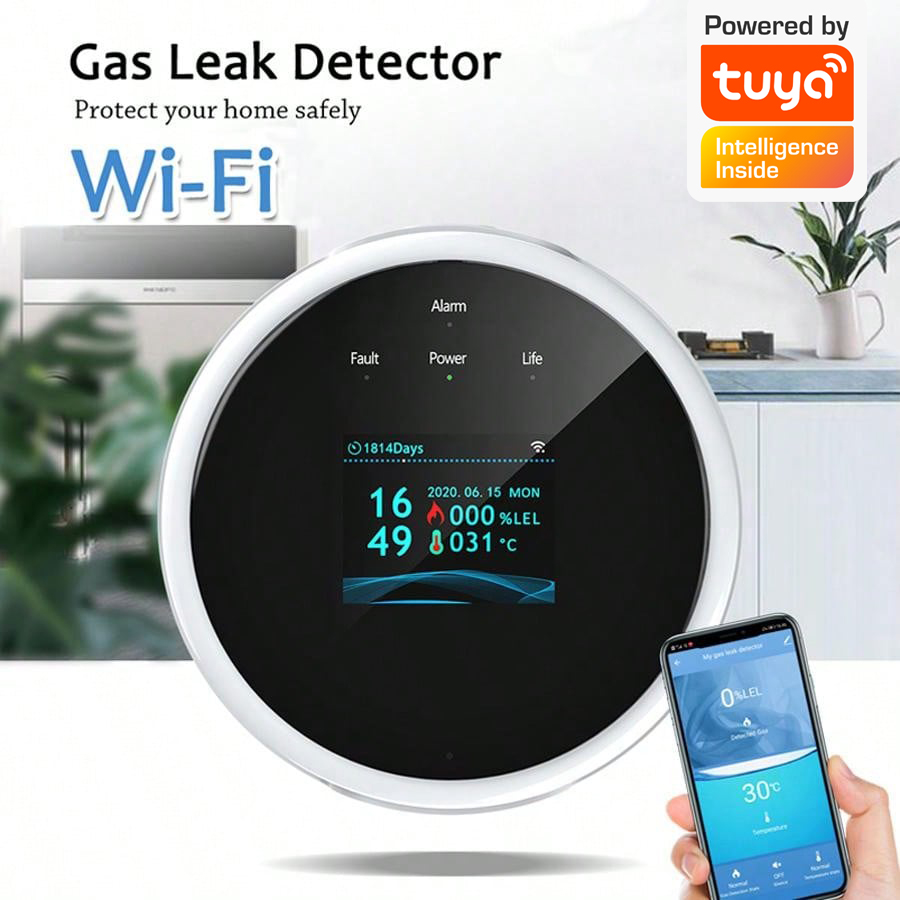 2.4G WiFi 가스 경보 센서 가연성 가스 감지기는 - Home Security And Monitoring 리뷰 및 가격