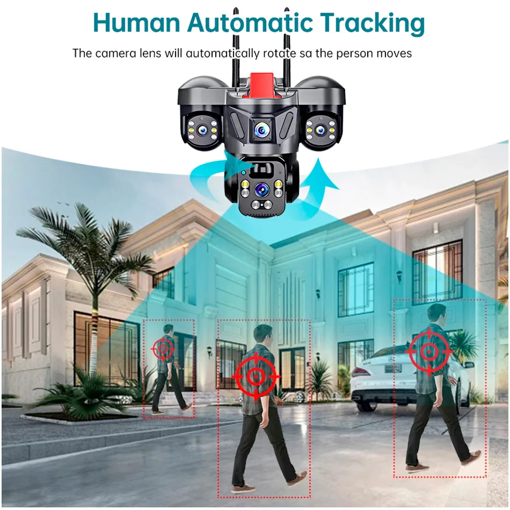 KERUI V380 Pro 야외 PTZ 6MP WIFI - Home Security No Wifi Needed 리뷰 및 가격
