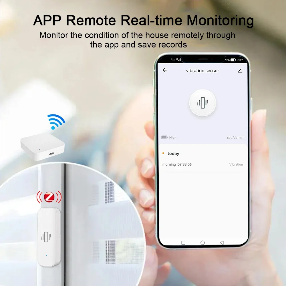 투야 와이파이 지그비 스마트 진동 센서, 홈 보안 보호 - Home Security And Monitoring 리뷰 및 가격