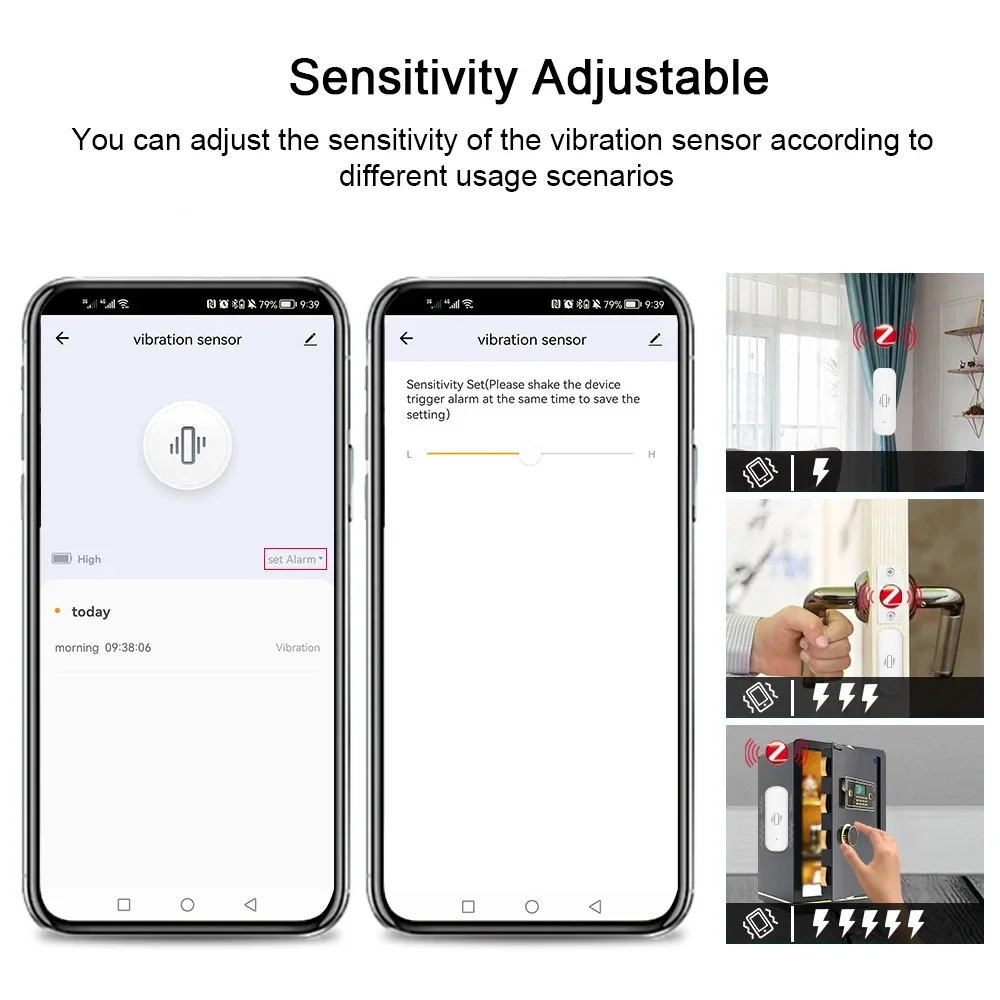 투야 와이파이 지그비 스마트 진동 센서, 홈 보안 보호 - Home Security And Monitoring 리뷰 및 가격