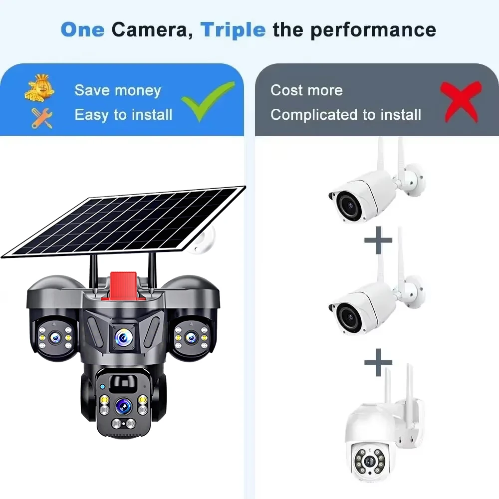 KERUI 야외 PTZ 6MP 4G SIM WIFI 태 - Home Security Video 리뷰 및 가격