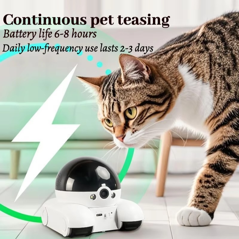 새로운 스마트 펫 로봇 WiFi 홈 보안 카메라 모션  - Home Security Laser 리뷰 및 가격