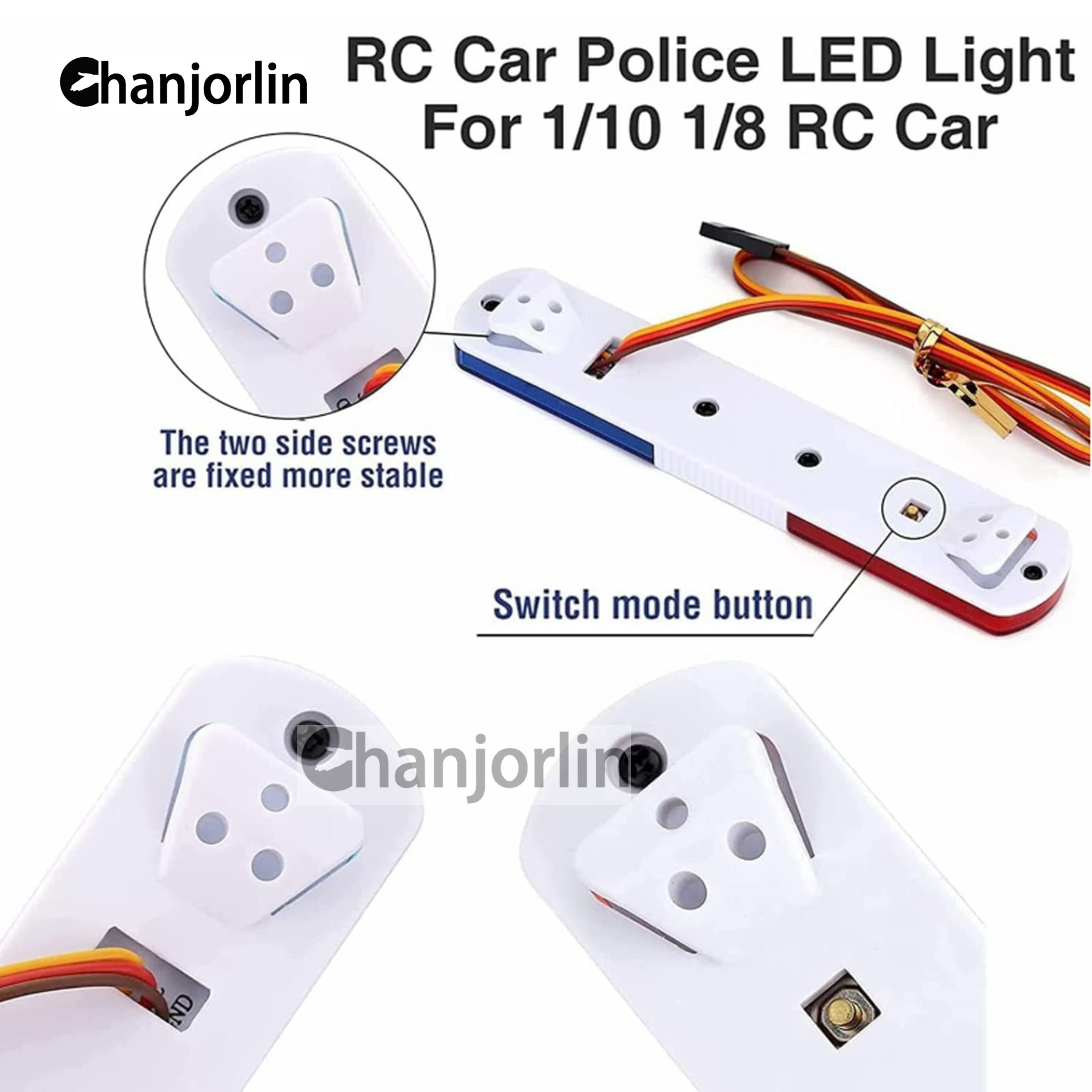 경찰 플래시 LED 경광등 알람 조명 액세서리 1:8  - Home Security Police 리뷰 및 가격