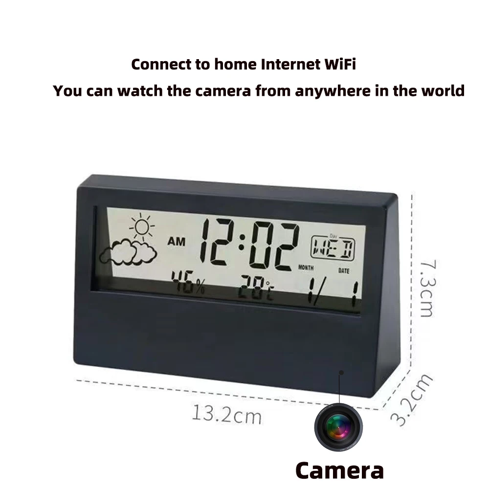 4K WiFi 시계 카메라 (모션 감지 기능 포함) | - Home Security No Wifi Needed 리뷰 및 가격