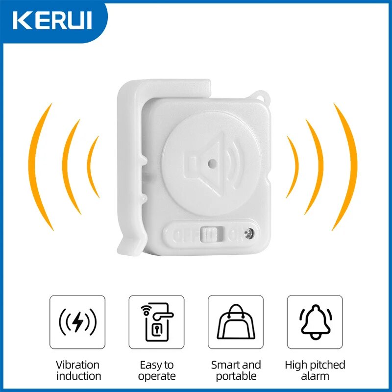 KERUI 무선 진동 경보 센서 120dB 초슬림 감지 - Window Alarm Sensor 리뷰 및 가격